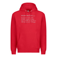 Red musician definition Premium Hoodie - linhVisuals
