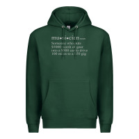 Sports Green musician definition Premium Hoodie - linhVisuals