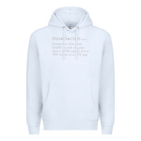 White musician definition Premium Hoodie - linhVisuals