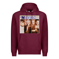 Burgundy n sync [tw] Premium Hoodie - linhVisuals