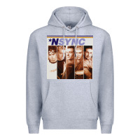 Heather Grey n sync [tw] Premium Hoodie - linhVisuals