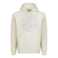 Oatmeal Heather eat the rich Premium Hoodie - linhVisuals
