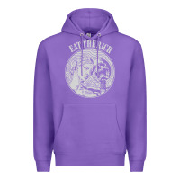 Purple eat the rich Premium Hoodie - linhVisuals