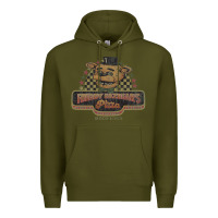 Army Green freddy fazbear's pizza 1983   five nights at freddys Premium Hoodie - linhVisuals