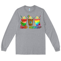 Heather Grey hello summer Long Sleeve Tee - Artiststas