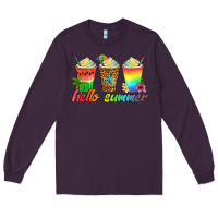 Plum hello summer Long Sleeve Tee - Artiststas