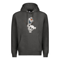 Charcoal Heather olaf frozen 01 Premium Hoodie - linhVisuals