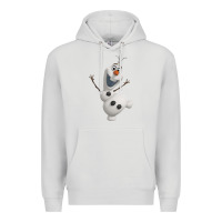 Dove Grey olaf frozen 01 Premium Hoodie - linhVisuals