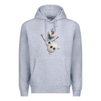 Heather Grey olaf frozen 01 Premium Hoodie - linhVisuals