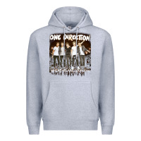 Heather Grey one direction 04 [tb] Premium Hoodie - linhVisuals