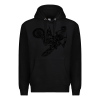 Black Eli Tomac Jump Illustration Premium Hoodie - linhVisuals