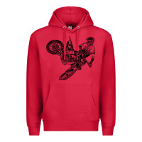 Cardinal Eli Tomac Jump Illustration Premium Hoodie - linhVisuals