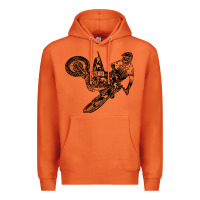 Carrot Eli Tomac Jump Illustration Premium Hoodie - linhVisuals