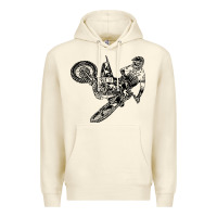 Sandshell Eli Tomac Jump Illustration Premium Hoodie - linhVisuals