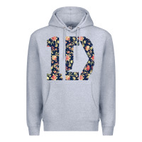 Heather Grey one direction flower [tw] Premium Hoodie - linhVisuals