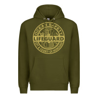 Army Green honolulu lifeguard   lifeguard Premium Hoodie - linhVisuals