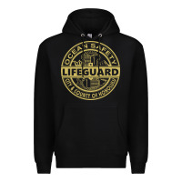 Black honolulu lifeguard   lifeguard Premium Hoodie - linhVisuals