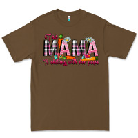 Cacao This Mama Is Chilling With Her Peeps Premium Tee - CowhideDigitalArt