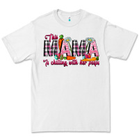 White This Mama Is Chilling With Her Peeps Premium Tee - CowhideDigitalArt