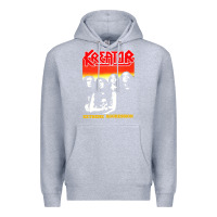 Heather Grey kreator essential music Premium Hoodie - linhVisuals