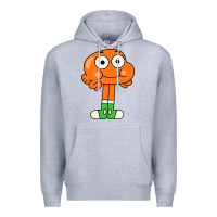 Heather Grey darwin Premium Hoodie - linhVisuals