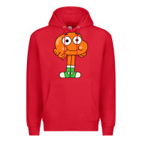 Red darwin Premium Hoodie - linhVisuals