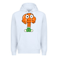 White darwin Premium Hoodie - linhVisuals