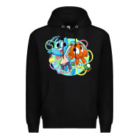 Black gumball and darwin Premium Hoodie - linhVisuals