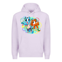 Lilac gumball and darwin Premium Hoodie - linhVisuals