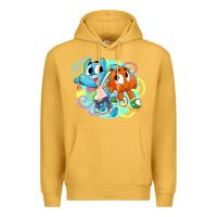 Mustard gumball and darwin Premium Hoodie - linhVisuals