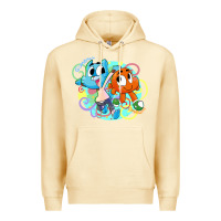 Pina Colada gumball and darwin Premium Hoodie - linhVisuals