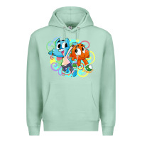 Seafoam gumball and darwin Premium Hoodie - linhVisuals