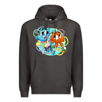 Smoke gumball and darwin Premium Hoodie - linhVisuals