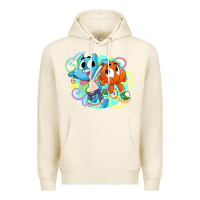 Tofu gumball and darwin Premium Hoodie - linhVisuals