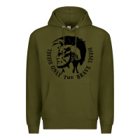 Army Green diesel only the brave Premium Hoodie - linhVisuals