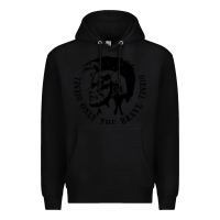 Black diesel only the brave Premium Hoodie - linhVisuals