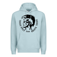 Blue Mist diesel only the brave Premium Hoodie - linhVisuals