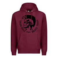 Burgundy diesel only the brave Premium Hoodie - linhVisuals