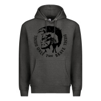 Charcoal Heather diesel only the brave Premium Hoodie - linhVisuals