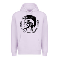 Lilac diesel only the brave Premium Hoodie - linhVisuals