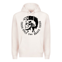 Pale Pink diesel only the brave Premium Hoodie - linhVisuals