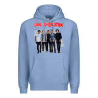 Colony Blue one direction watercolor [tw] Premium Hoodie - linhVisuals