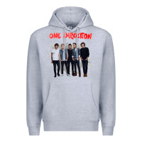 Heather Grey one direction watercolor [tw] Premium Hoodie - linhVisuals