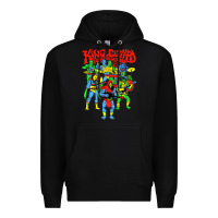 Black king gizzard and the lizard wizard Premium Hoodie - linhVisuals