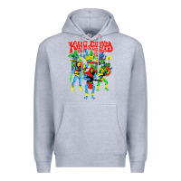 Heather Grey king gizzard and the lizard wizard Premium Hoodie - linhVisuals