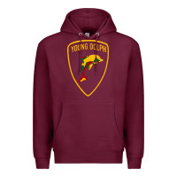 Burgundy young dolph Premium Hoodie - linhVisuals