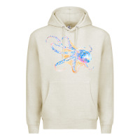 Oatmeal Heather octopus t  shirtoctopus t  shirt Premium Hoodie - linhVisuals