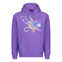Purple octopus t  shirtoctopus t  shirt Premium Hoodie - linhVisuals