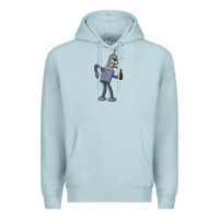 Blue Mist futurama bender Premium Hoodie - linhVisuals