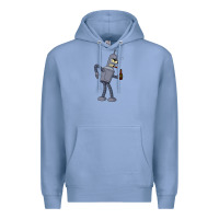 Colony Blue futurama bender Premium Hoodie - linhVisuals